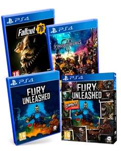 Kingdom Hearts 3 + Fury Unleashed Ed. Bang + Fallout 76 Ed. Especial + Fury Unleashed