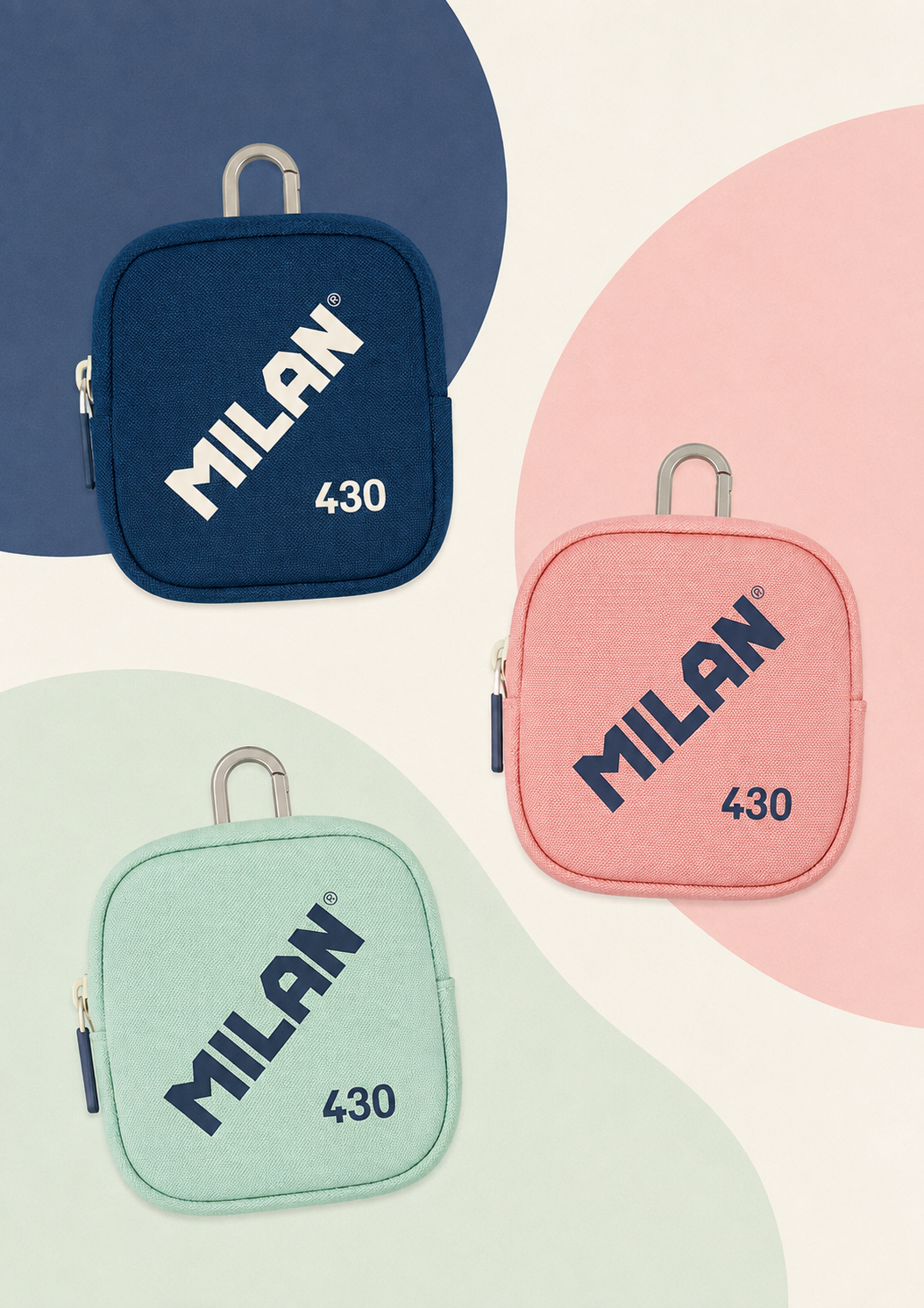 Milan Monedero Milan 430 Since 1918, Medidas: 10,3 x 10 x 2,5 cm. 3colores a elegir