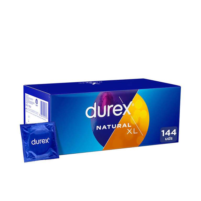 Preservativos Durex XL 144 para las noches más largas