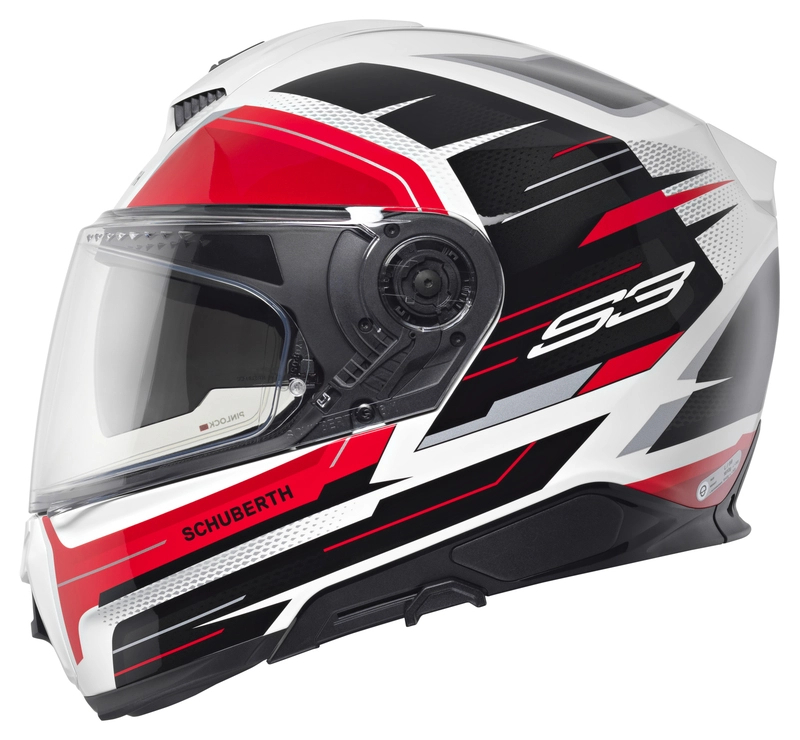 SCHUBERTH S3 Apex Casco Integral Blanco Negro Rojo tallas varias