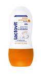 3 x Lactovit - Desodorante Roll On Protector Activit con L. Casei F, 0% de Alcohol, Anti-Irritaciones [Unidad 1'42€]