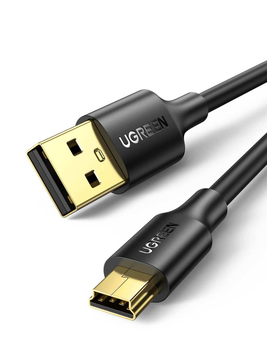 UGREEN Cable Mini USB 2.0 Type A a Tipo B Alta Velocidad de Datos (1M)