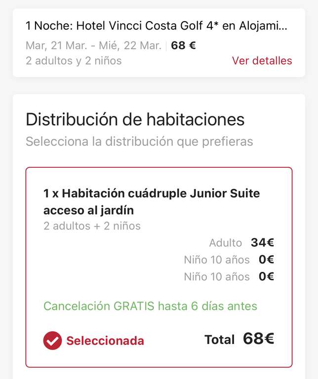 Costa de Cádiz en Junior Suite y hotel 4*. Niños gratis