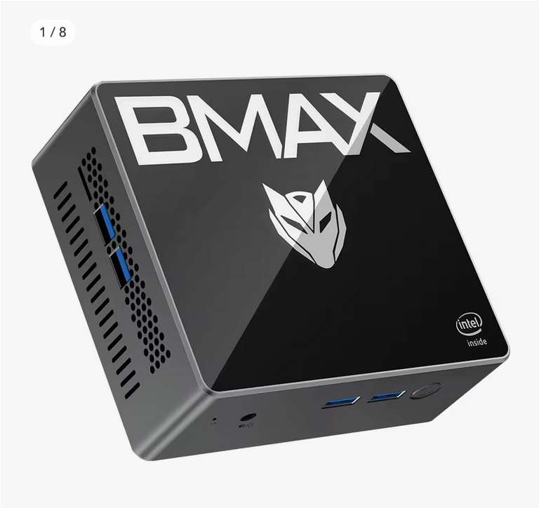 BMAX-Mini Pc de 8GB, DDR4, 256GB, SSD, B2Pro, Intel Celeron N4100 (Con el cupón descuento 100€)