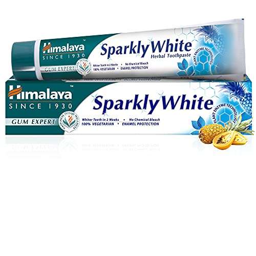 3 pack Himalaya Herbals Sparkly White Pasta de dientes a base de hierbas