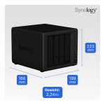 NAS Synology DS920+ 4 BAY 2.0 GHz QC 2X GBE EXT Disco duro mecánico