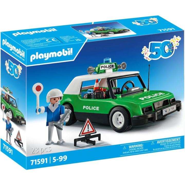 Imagen de Coche de policía clásico PLAYMOB