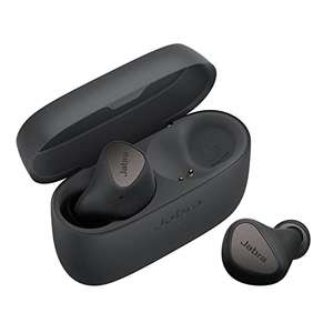 Jabra Elite 4 Auriculares Inalámbricos, Discretos y Cómodos, con Cancelación Activa de Ruido (ANC), Bluetooth Multipunto, Gris Oscuro