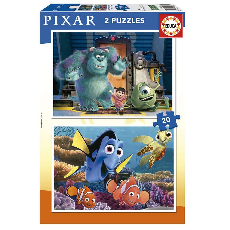 Set de 2 Puzzles Infantiles Disney Pixar