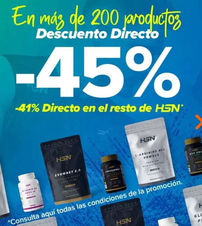 -45% en más de 200 productos y -41% en el resto de HSN (+RECOPILACIÓN A MÍNIMOS HISTÓRICOS)