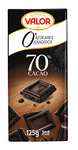 Valor - Chocolate Negro 70%. 0% Azúcares añadidos y Sin Gluten. 2 X Tableta de Chocolate Negro Intenso (1.22 UD)
