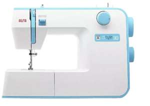 ALFA Máquina de coser - Alfa Style 30 19 Puntadas, Luz LED, 70 W, Blanco