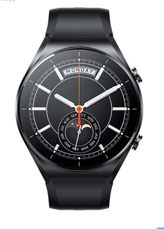 Xiaomi Watch S1 - Smartwatch con Pantalla AMOLED de 1,43", Cristal de Zafiro, Llamadas Bluetooth, GPS de Doble Banda, 117 Modos