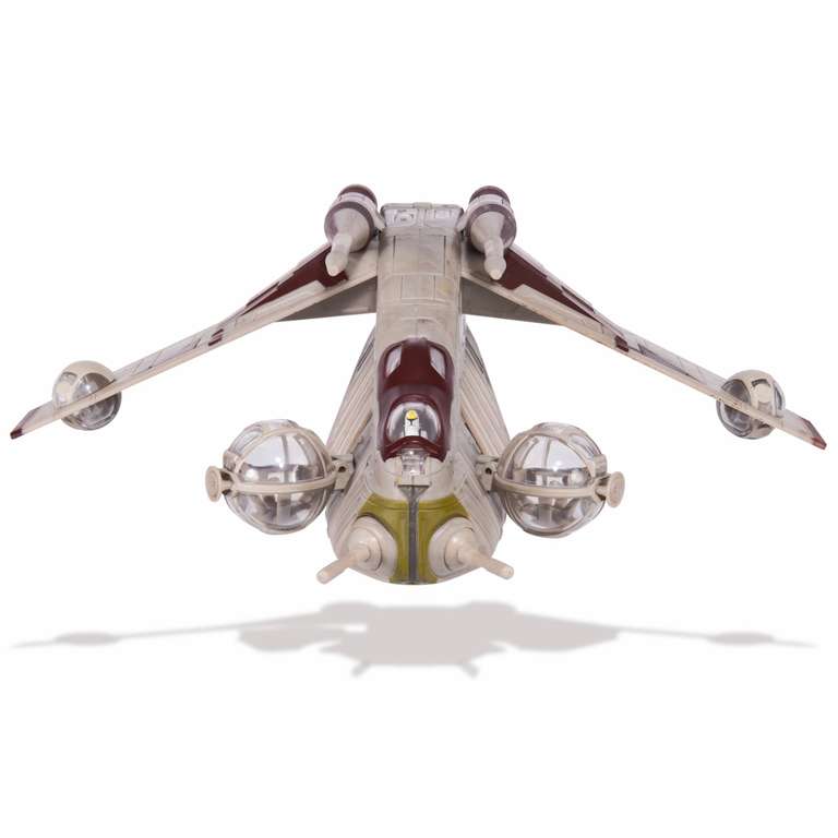 Bizak Star Wars Micro Galaxy Squadron CAÑONERA de Asalto (LAAT) - Vehículo Deluxe de 18cm cm con Figuras de Soldados CLON (62610045)