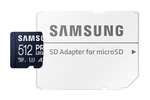 512 GB Samsung PRO Ultimate Tarjeta de Memoria MicroSD con Adaptador SD