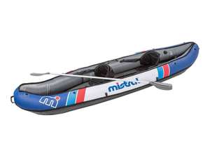 MISTRAL Kayak hinchable de 3 cámaras para 2 personas 330 x 94 x 48 cm