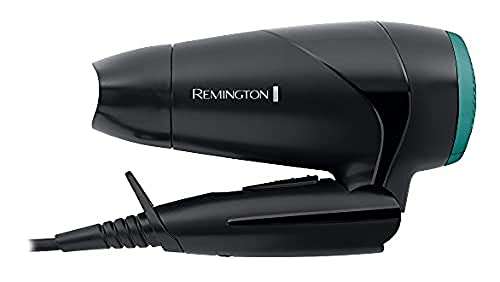 Remington Secador de Viaje, Plegable, 2000 W, Difusor Compacto, 3 Temperaturas, 2 Velocidades, Rejilla Trasera Desmontable