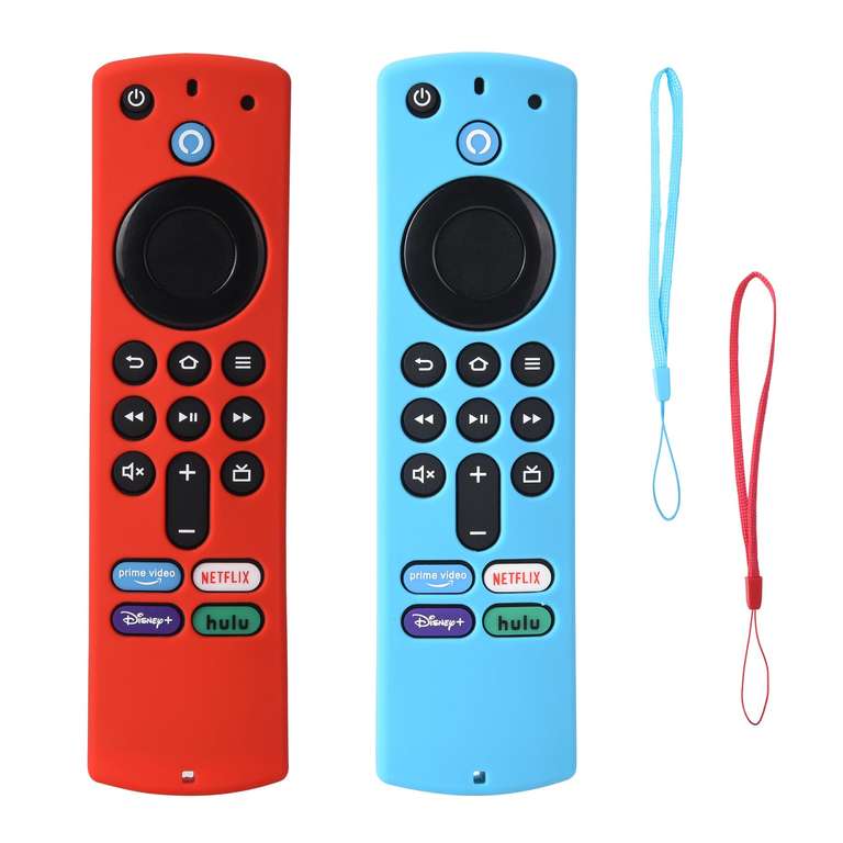 Funda Mando Fire TV Stick 3 generación (Rojo y Azul)