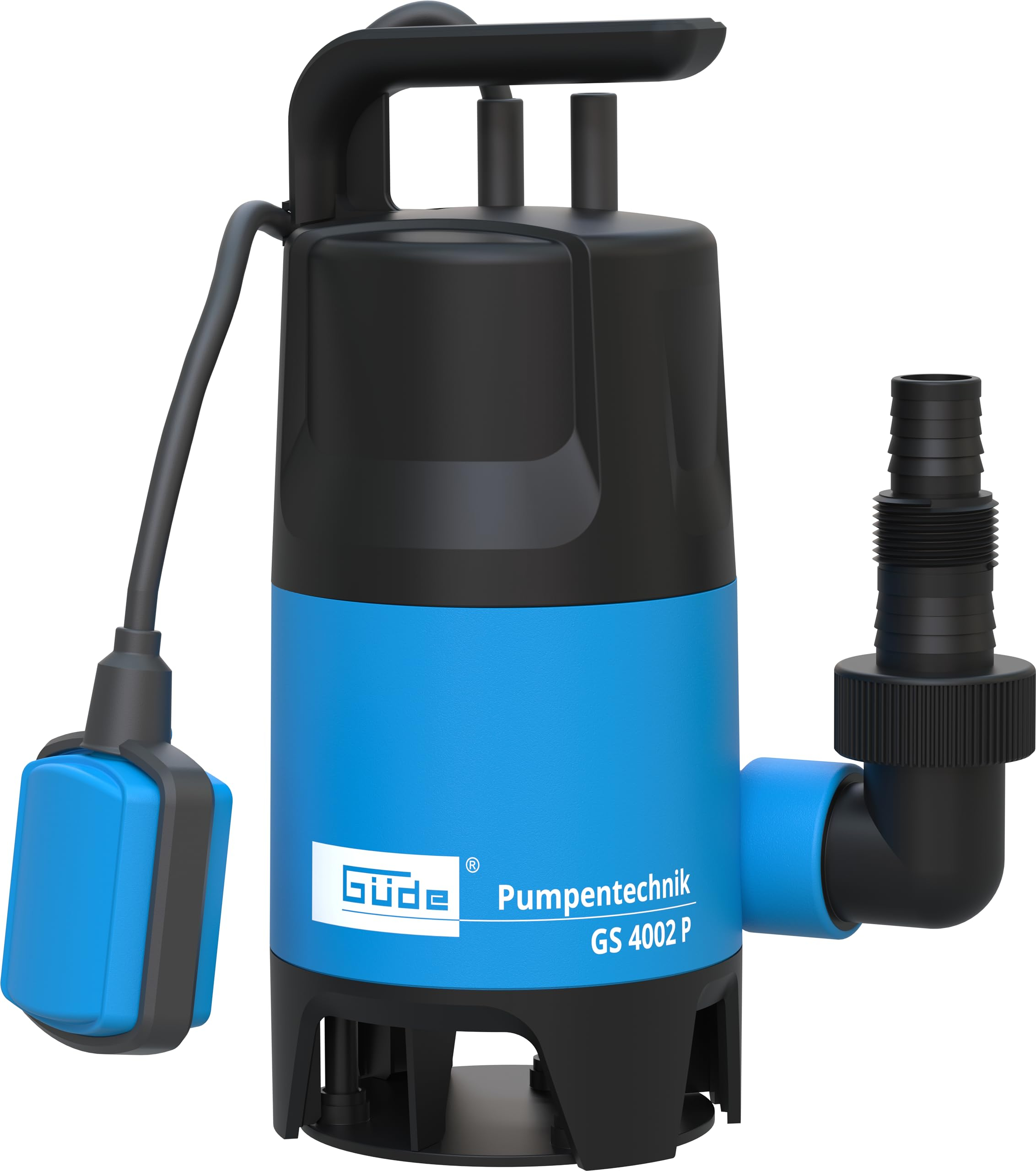 Güde 94630 - GS4002P - Bomba sumergible para aguas residuales - Con interruptor de flotador - 400 W (Prime)