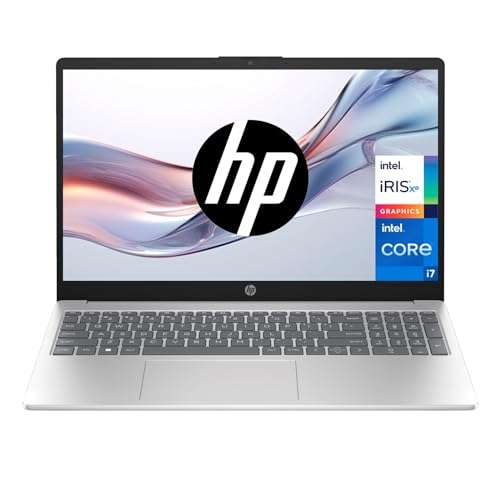 HP 15-fd0044ns - Ordenador portátil de 15.6" Full HD (Intel Core i7-1355U, 16GB RAM, 1000GB SSD, Intel Iris Graphics, Sin Sistema Operativo)