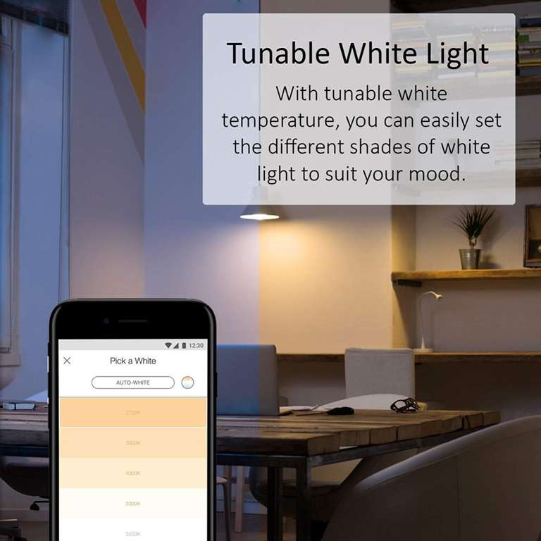 TP-Link - Bombilla LED Funciona con Alexa Altavoz Inteligente y Google Home