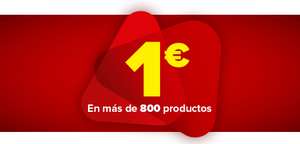 Promoción "Más de 800 productos a 1 euro" - Carrefour