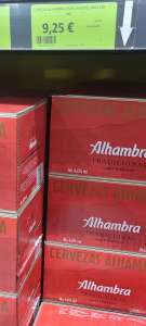 24 unidades de Alhambra tradicional 25cl (1'54€/Litro) Family Cash