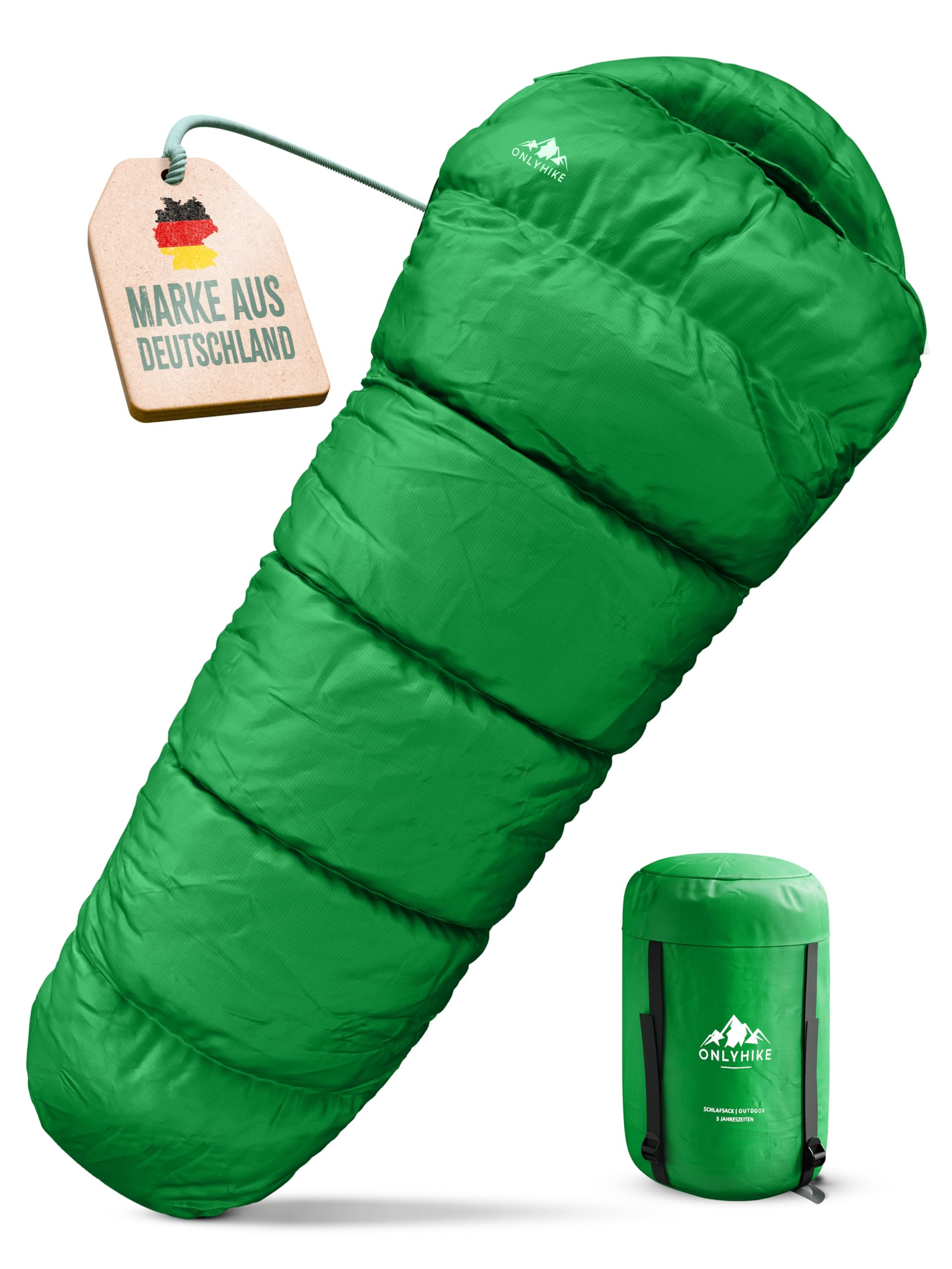 Saco de dormir de invierno y 3 estaciones (-15 °C hasta +15 °C)