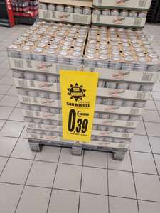 Cerveza San Miguel lata 33cl en supermercados hiperber