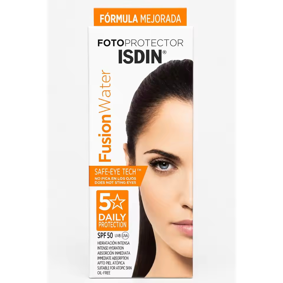Protector solar facial Isdin Fusion Water 50 ml | Precio usando el código