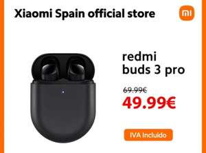 Redmi Buds 3 Pro, Auriculares con Cancelación de Ruido