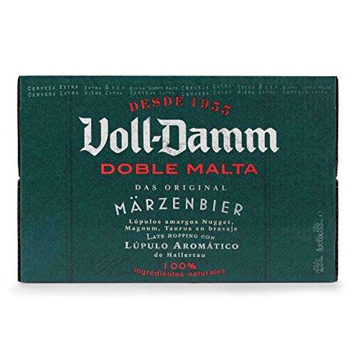 Cerveza Voll-Damm Doble Malta, Caja de 24 Botellas 33cl .