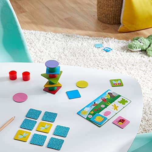 Carotina Baby Colección de 10 juegos educativos para niños a partir de 2 años - Colores, números, formas, memoria, Lógica y mucho más