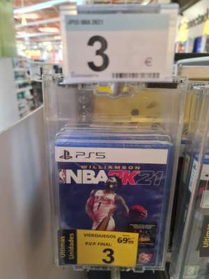 NBA 2K21 PS5 Carrefour CC Las Arenas