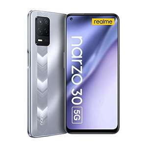 Realme Narzo 30 5G Smartphone Libre 6.5” Pantalla fluida 90Hz Grande Batteria 5000mAh RAM 4GB ROM 128GB Expandible 1TB 48MP