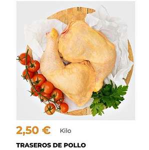 Traseros de pollo a 2,55€ el Kilo