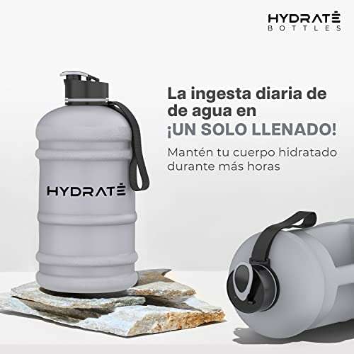 Botella de Agua Deportiva 1 litro con Pajita, Tapa de Botella 2-in-1,  Botella Gimnasio Sin BPA » Chollometro