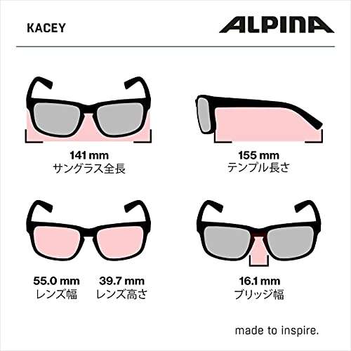 ALPINA Kacey Gafas de Sol, Unisex Adulto