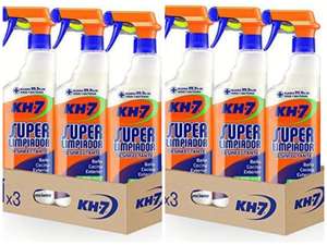 6 botellas KH-7 - Superlimpiador Desinfectante - Pulverizador 650ml , 2x 3 Unidades, total 3900ml [2'70€/ud]
