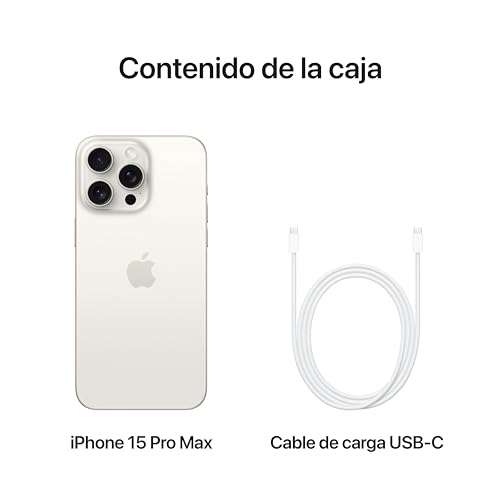 Apple iPhone 15 Pro MAX (256 GB) - Titanio Blanco