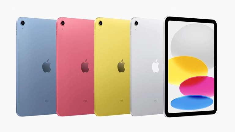 Apple 2022 iPad de 10,9 Pulgadas (Wi-Fi, 64 GB) - (10.ª generación) - Tablet [366€ Nuevo Usuario y 358€ con N26]