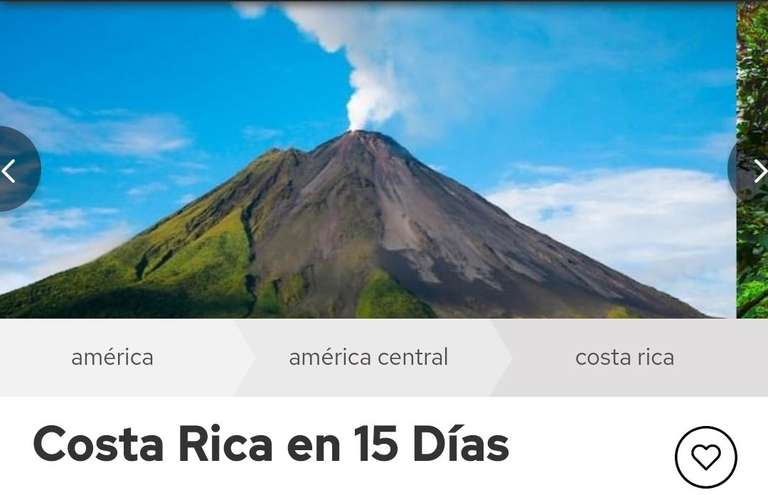 Costa Rica 15 días 2x1 con vuelos + traslado,+ alojamientos + visitas+comidas