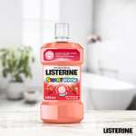 Listerine Enjuague Bucal Sin Alcohol para Niños, Smart Rinse, Sabor Frutos Rojos, Protección Anti Caries, Con Flúor, 500 ml
