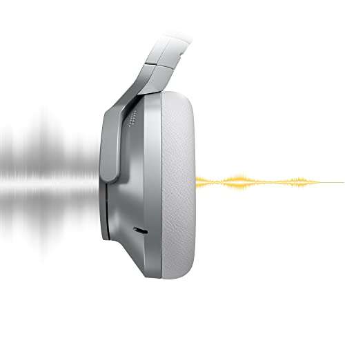 Technics EAH-A800E-S Auriculares Bluetooth , Cancelación de Ruido y 8 micrófonos, 50 Horas de Reproducción