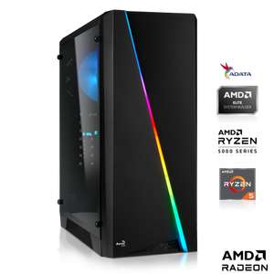 GAMING PC | AMD Ryzen 5 5500 | 16GB DDR4 | RX 6700 10GB | 512GB M.2 SSD | 600W