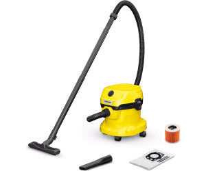 Kärcher WD 2 Plus Aspirador seco y húmedo 12L 1000W filtro plano multiuso
