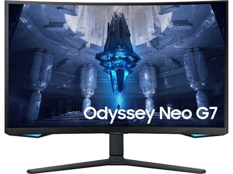 Monitor gaming - Samsung Odyssey Neo G7 LS32BG750NUXEN, 32", UHD 4K, 1 ms, 165 Hz, Curvo, Negro