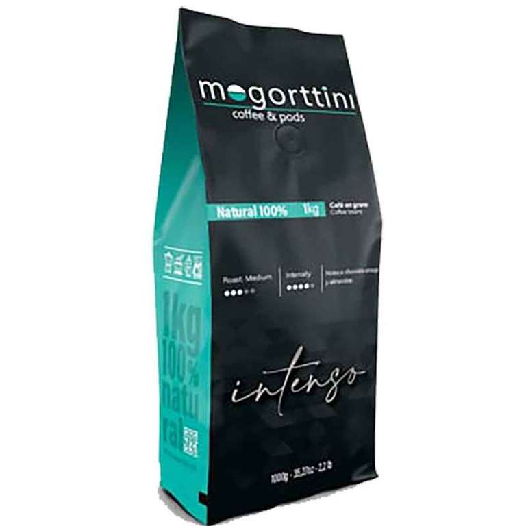 2kg Mogorttini espresso Intenso, café para bares. 2 bolsas de un kilo [Envío gratis desde la APP]