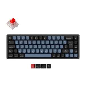 Teclado Keychron K6 Pro ISO-ES RGB Hot-Swappable Switch K Pro Mechanical Red/Brown Wireless