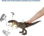 Dinosaurio T-Rex Pisa y Ataca Jurassic World - Figura de juguete articulada con sonidos, para niños